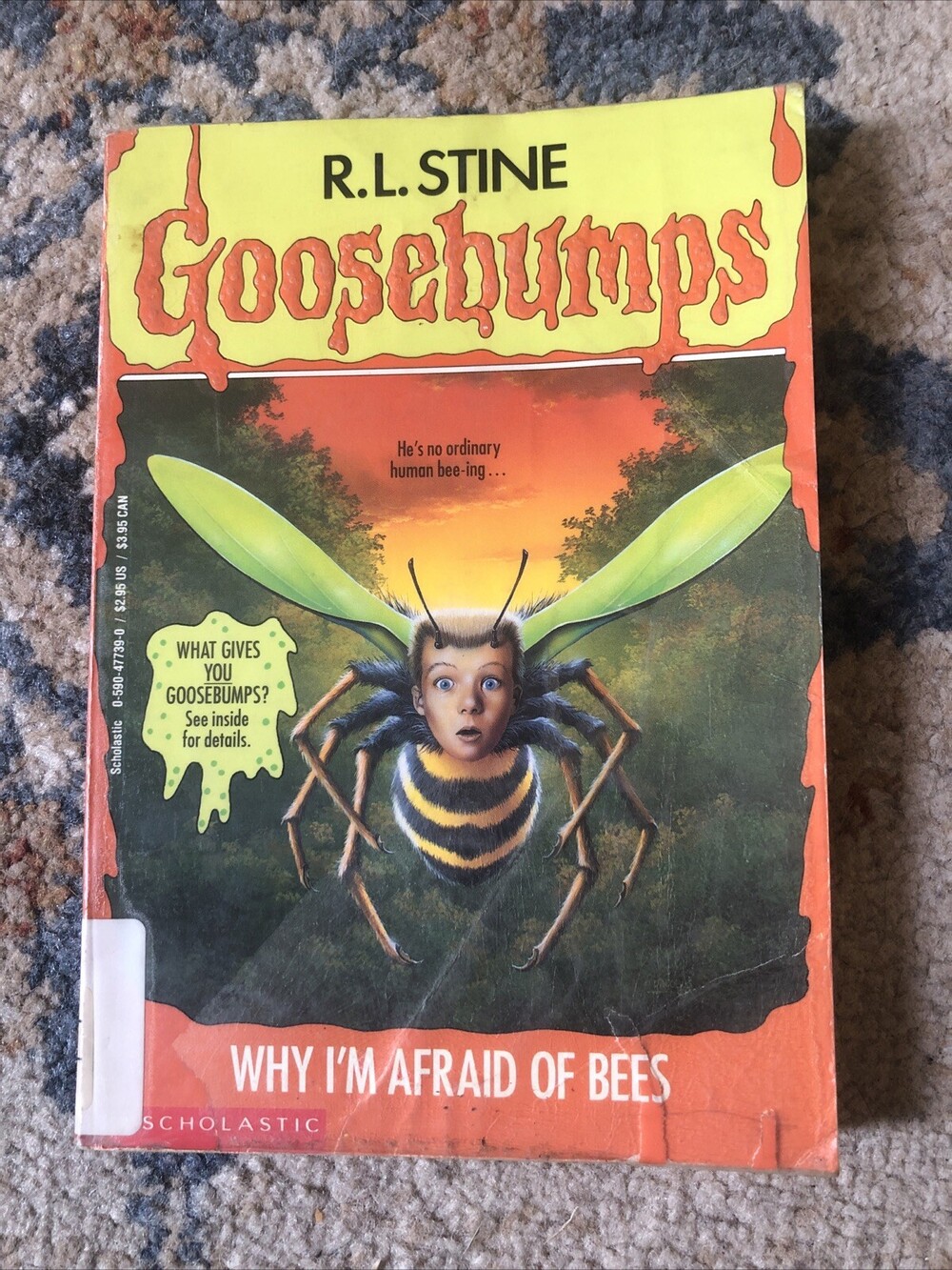 Goosebumps #17 Why I’m Afraid Of Bees - TRUE 1st Print 1994 Very Good / VG+